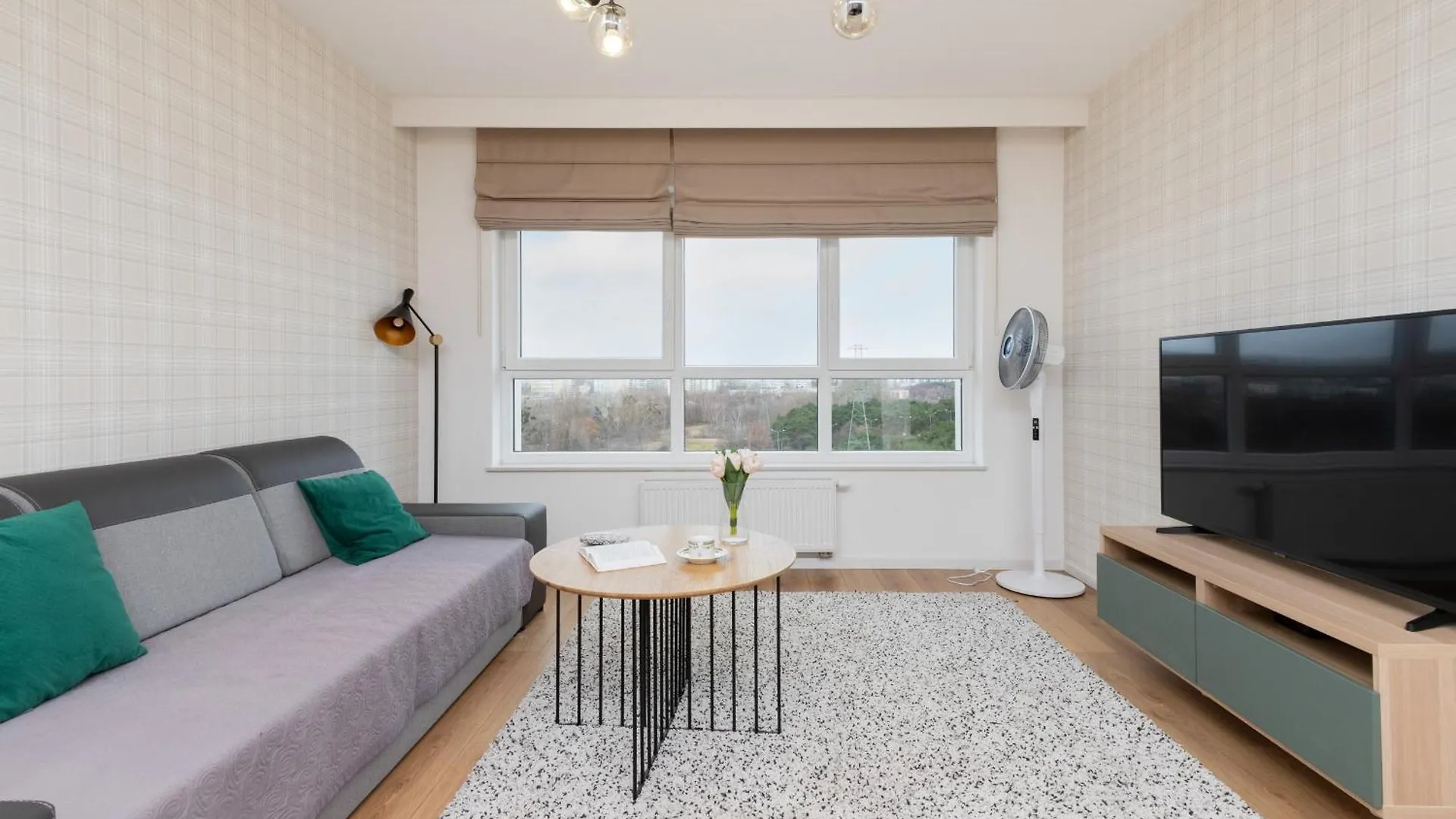 9Th Floor Green And Grey Apartment In Gdansk Brzezno With Two Bedrooms And Parking By Noclegi Renters Poland